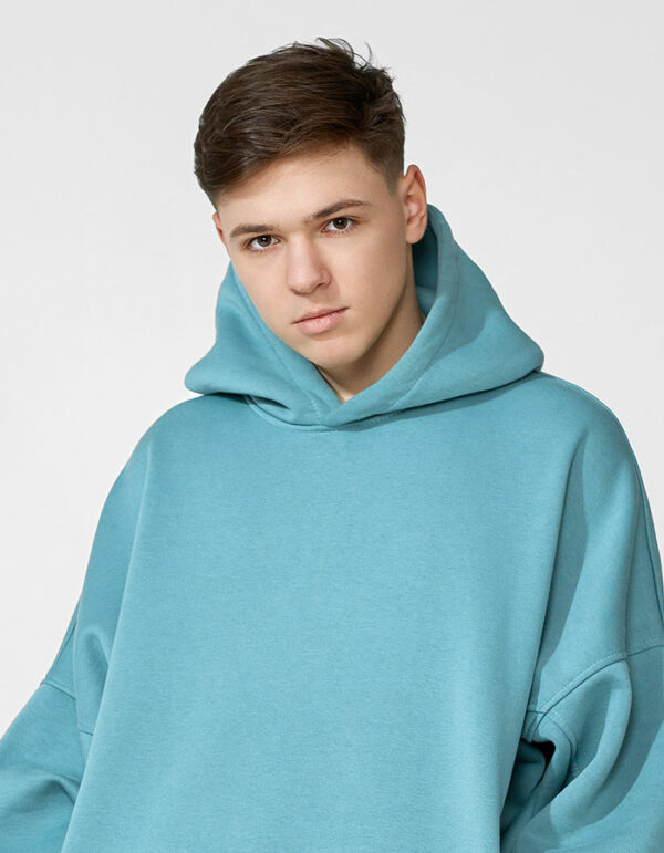 Worm Hoodie With Knitted Hat - Image 4