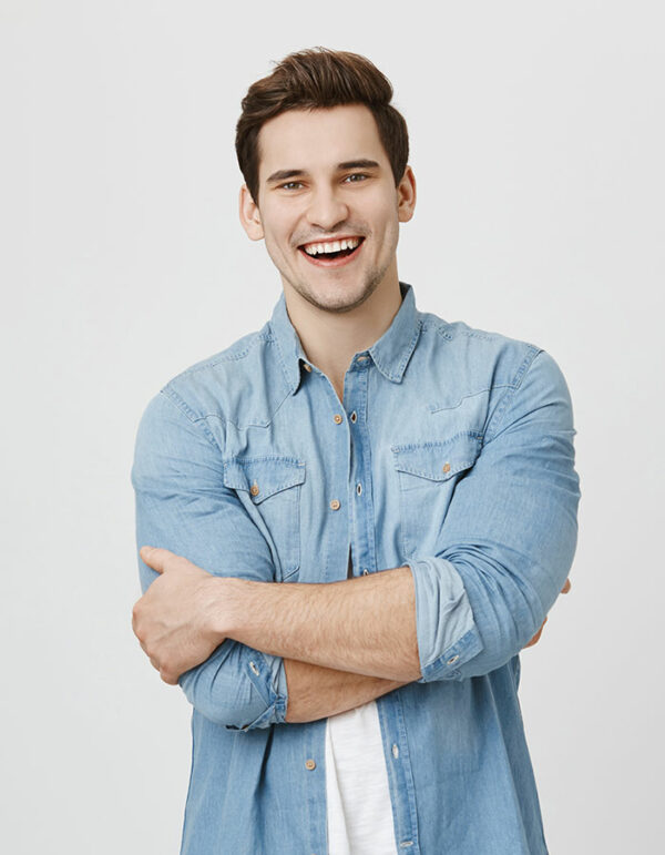 Cotton Jacket & White Shirt - Image 4