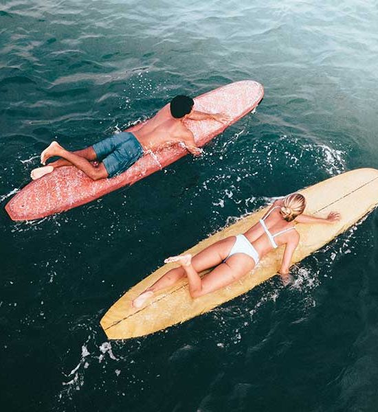 Ocean Surfing Couples