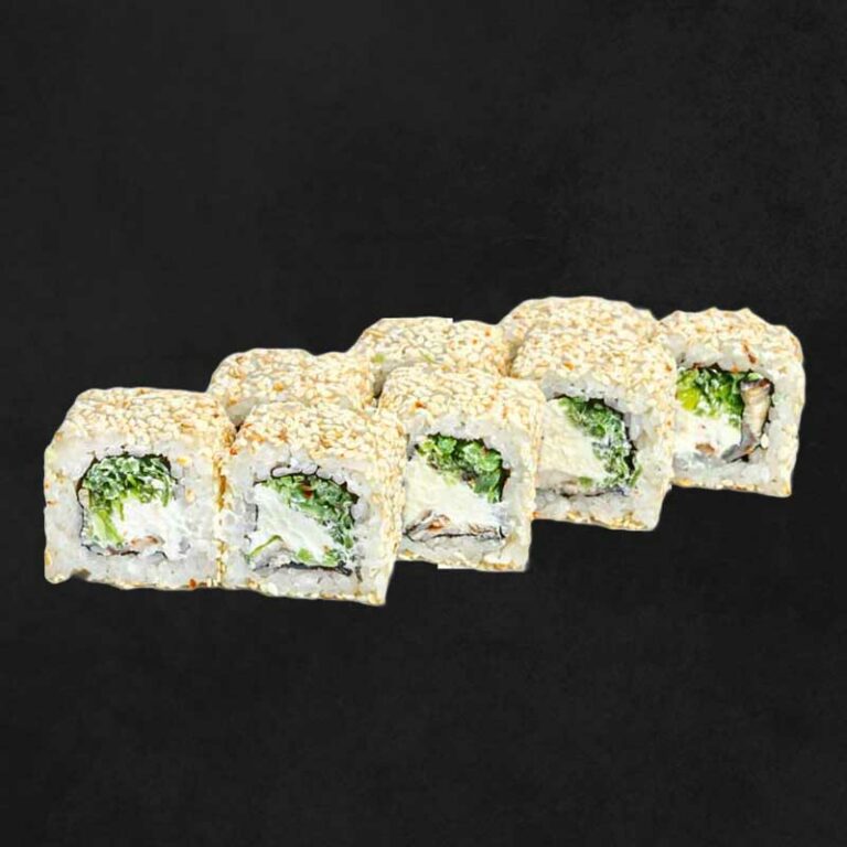 White Sesame Seed Sushi Food Delivery